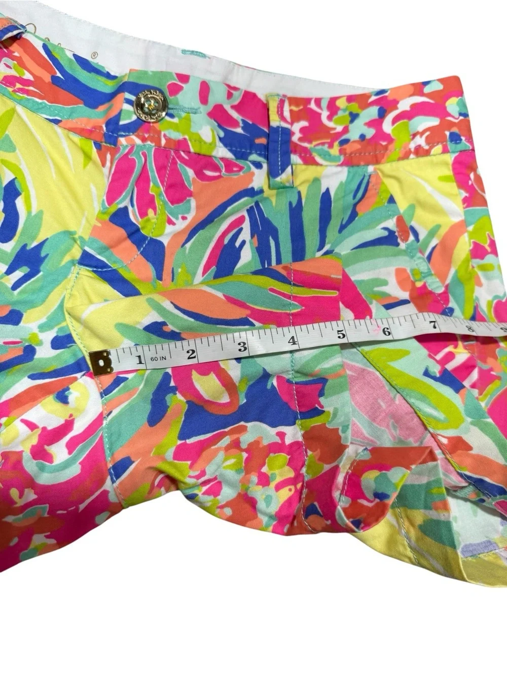 Lilly Pulitzer Shorts Lot 2 Womens Size 0 Pink Floral Tropical Print Preppy - Picture 7 of 16